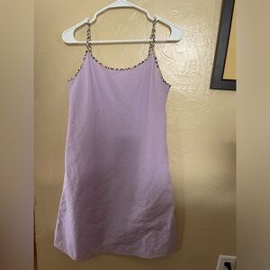 Burberry Lavender Casual Cotton Dress Swim Cover/Sleepwear/Summer